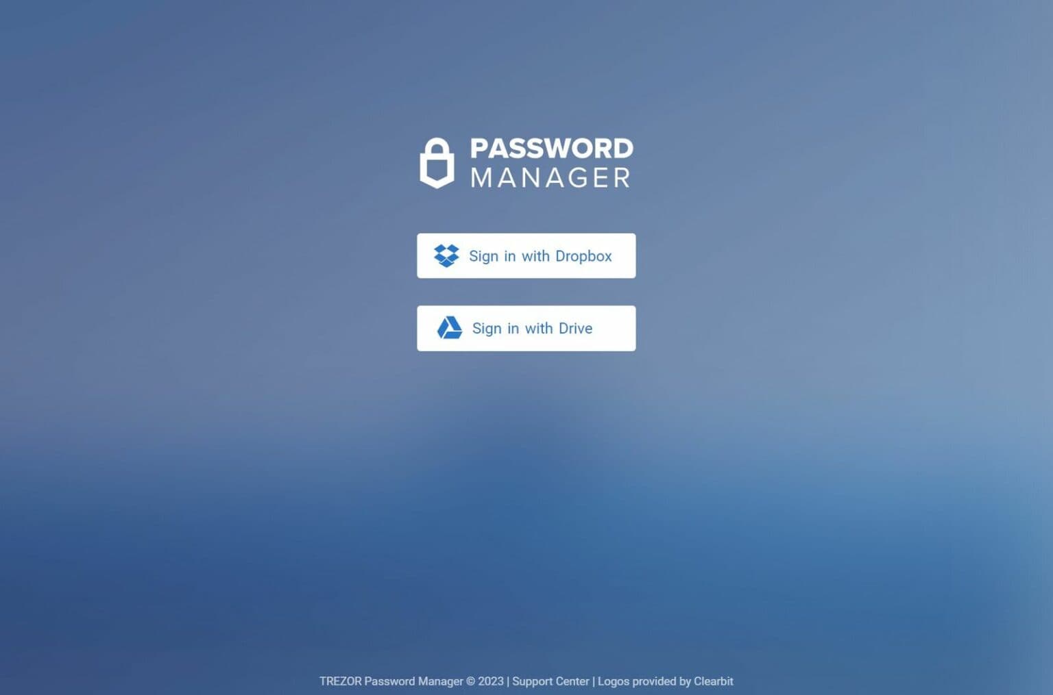 As of August 2023, only the Dropbox option works